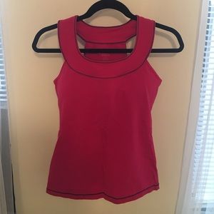 Zobha Grace Top in Ruby Red/pink